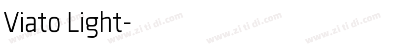 Viato Light字体转换
